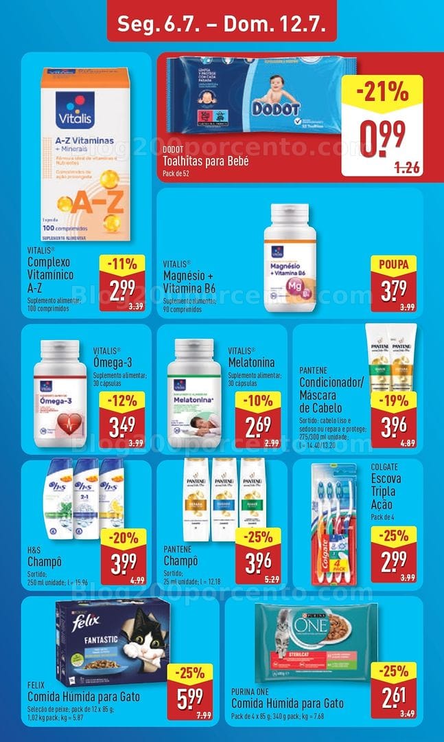 Antevisão Folheto ALDI Promoções de 6 a 12 julho
